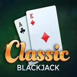 Classic Blackjack slot logo by Red Tiger Gaming at Total Casino