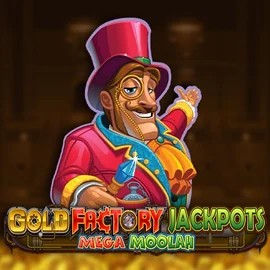 Official Jackpots logo: Gold Factory Jackpots Mega Moolah by Aurum Signature Studios at Total Casino