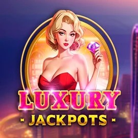 Luxury Jackpots slot logo by Triple Cherry at Total Casino