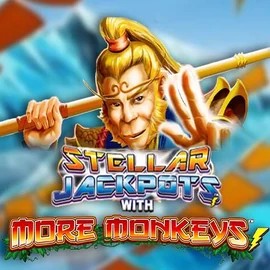 Stellar Jackpots with More Monkeys logo – Jackpots by Lightning Box Game at Total Casino