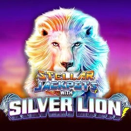 Stellar Jackpots with Silver Lion logo by Lightning Box Game Total Casino